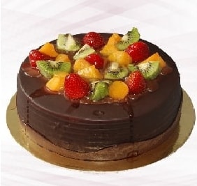 6-9 Kişilik Meyveli Çikolatalı Zengin Tatlı Yaş Pasta pasta