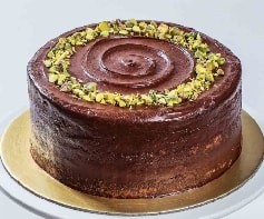 Enfes Çikolatalı ve Antep Fıstıklı Mini Pasta pasta