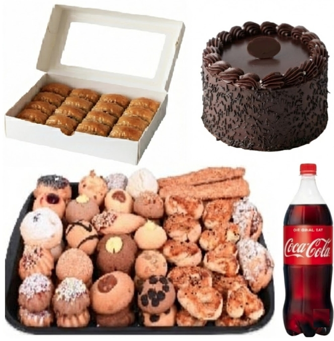 Hayalleri Tatlıya Dönüştüren 4 Kişilik Menü pasta