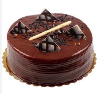 Premium Çikolatalı Sade Yuvarlak Pasta 2-3 Kişilik pasta